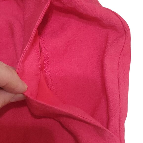 Vince Camuto Womens Summer Heat Geranium Pink Shorts 22W Rayon/Nylon Zipper - Picture 8 of 16